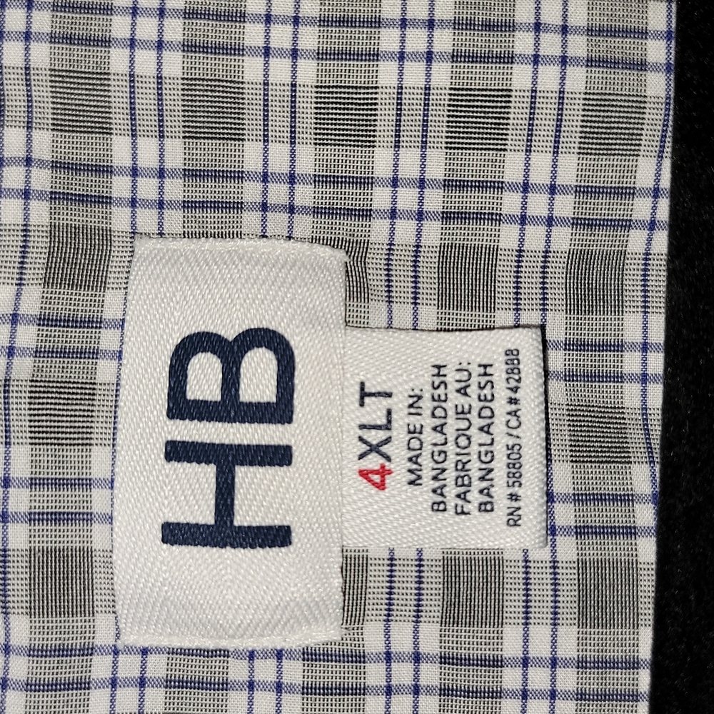 4XLT Harbor Bay Easy Care Sport Shirt.